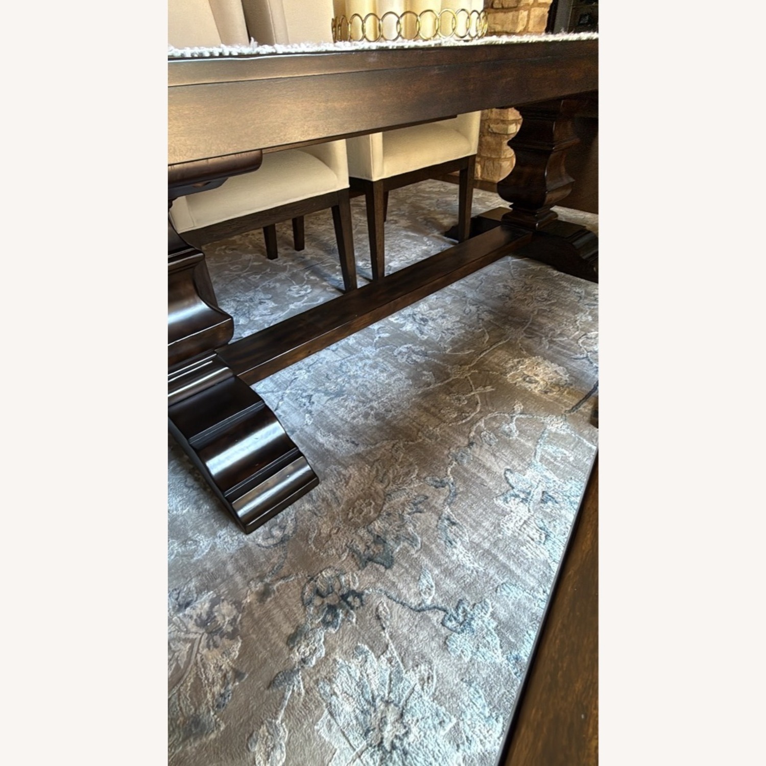 Pottery Barn Banks Table & Bench Banks Dinning Room Set  - image-5