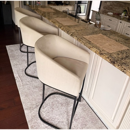 Used 3 Restoration Hardware Barrelback Stools for sale on AptDeco