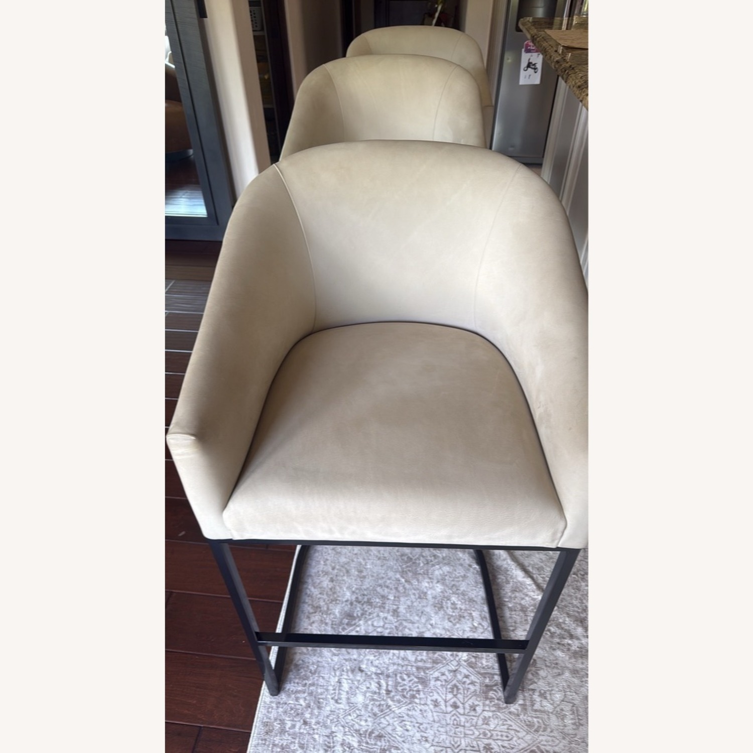 3 Restoration Hardware Barrelback Stools - image-4