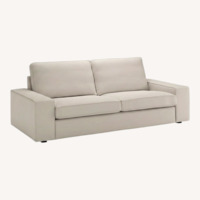 IKEA Kivik White Fabric 3+ Seater Sofa