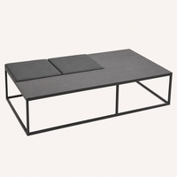 Lazzoni Dark Gray Wood Coffee Table