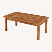 Home Depot Natural Wood Dining Table