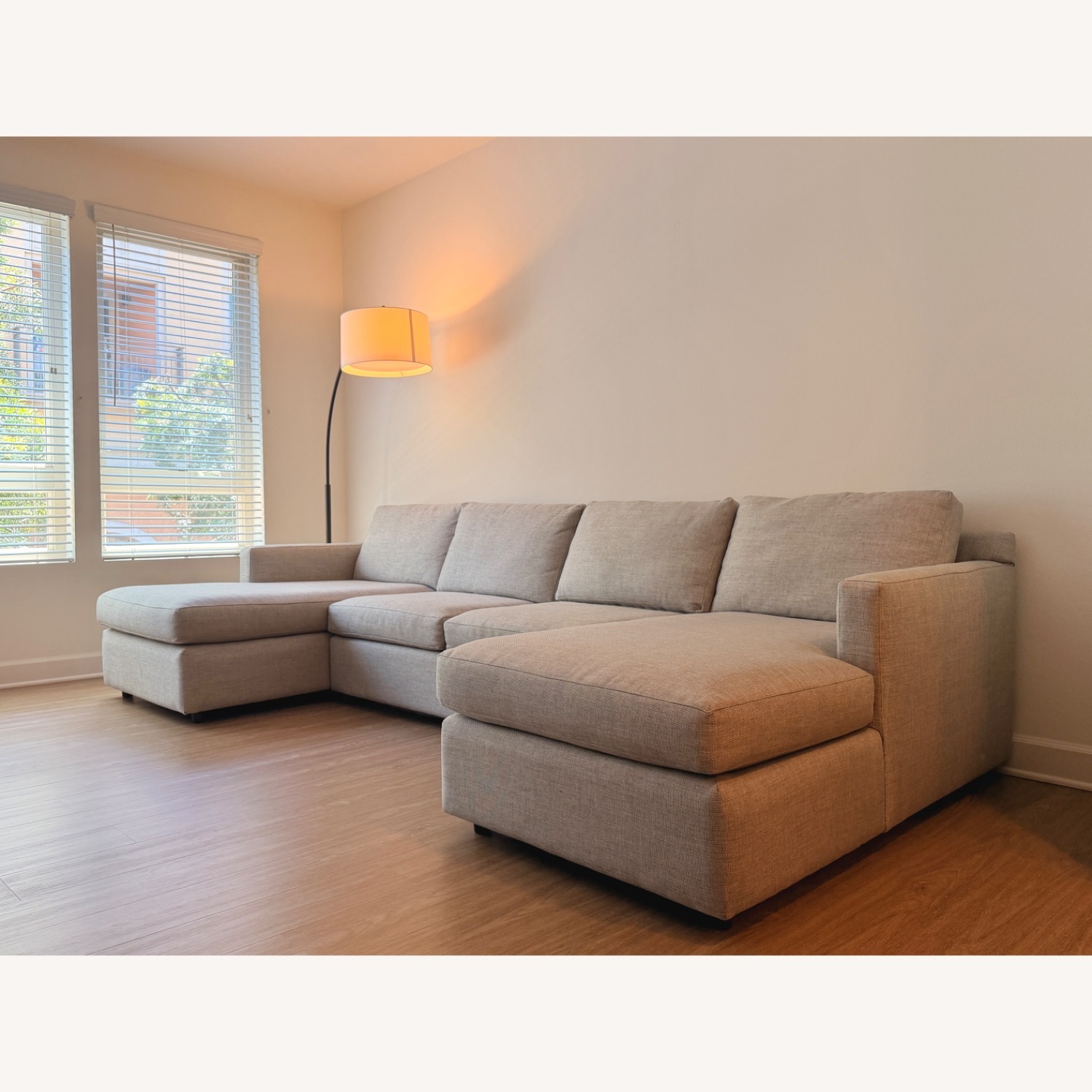Crate & Barrel Barrett II 3-Piece U-Shaped Sectional Sofa - image-4