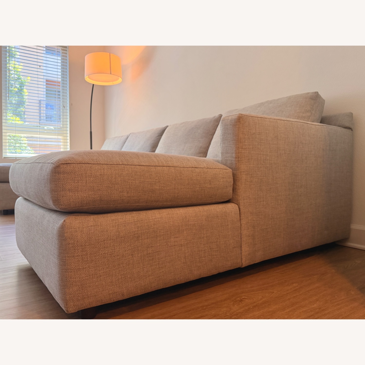 Crate & Barrel Barrett II 3-Piece U-Shaped Sectional Sofa - image-3