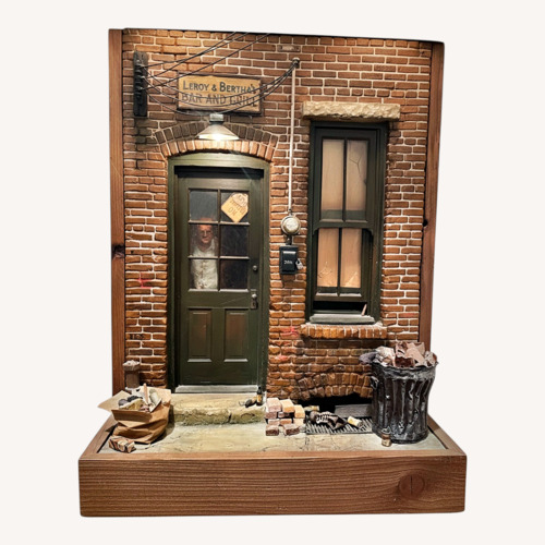 Used Leroy & Bertha's Bar: A Michael Garman Diorama for sale on AptDeco