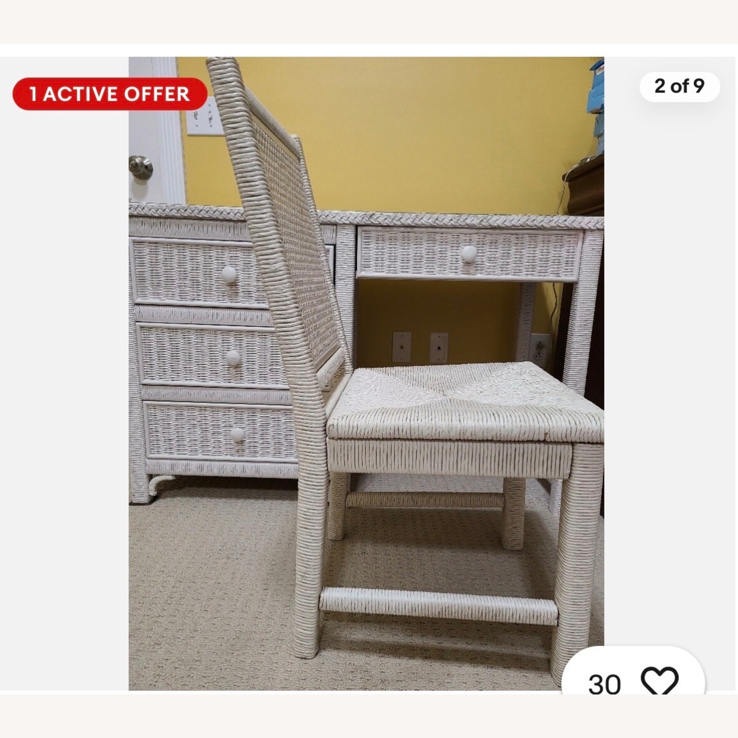 Vintage Henry Link Desk with Chair - image-4