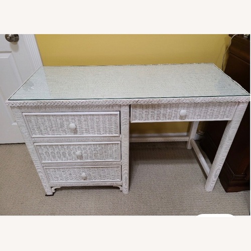 Used Vintage Henry Link Desk with Chair for sale on AptDeco