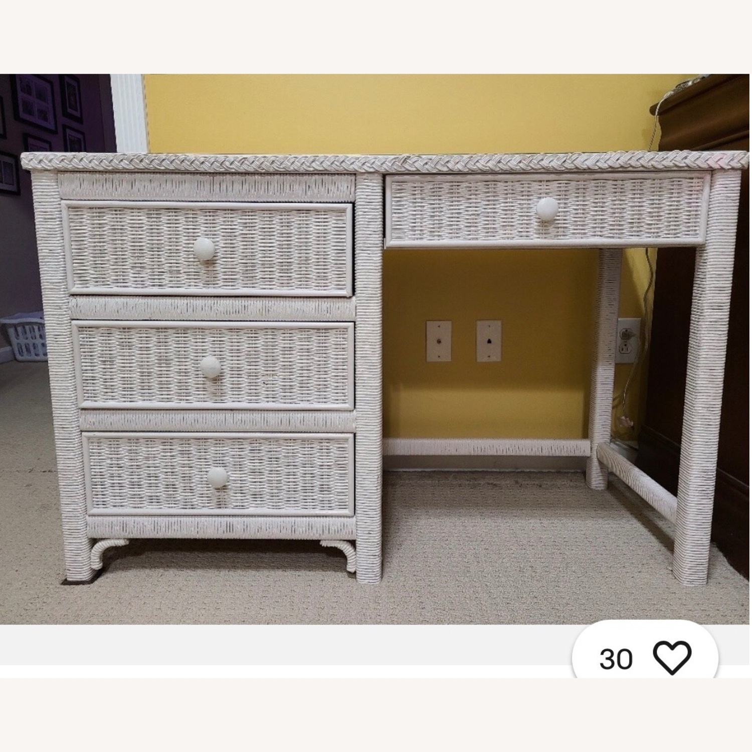 Vintage Henry Link Desk with Chair - image-2