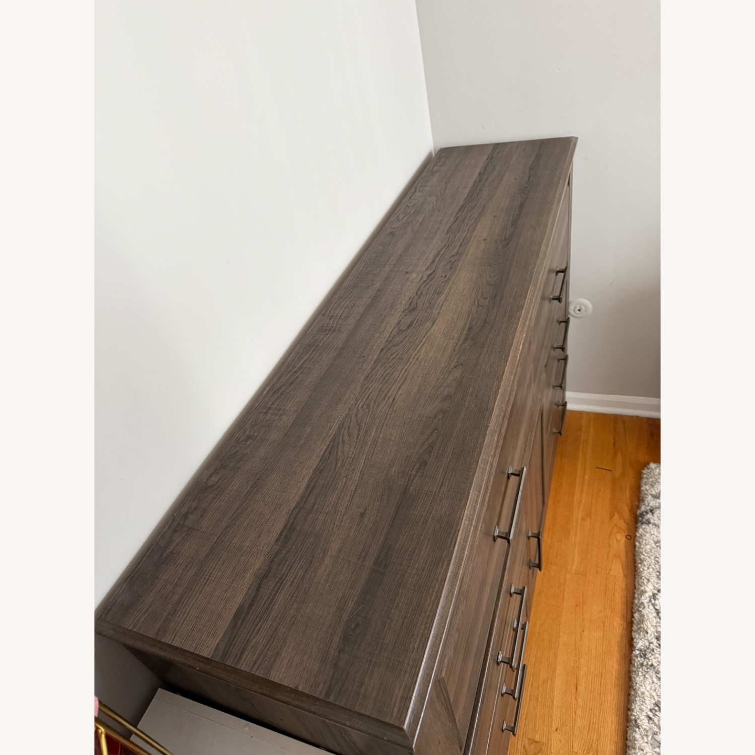 Ashley Furniture Juararo Dark Brown Wood Dresser - image-3