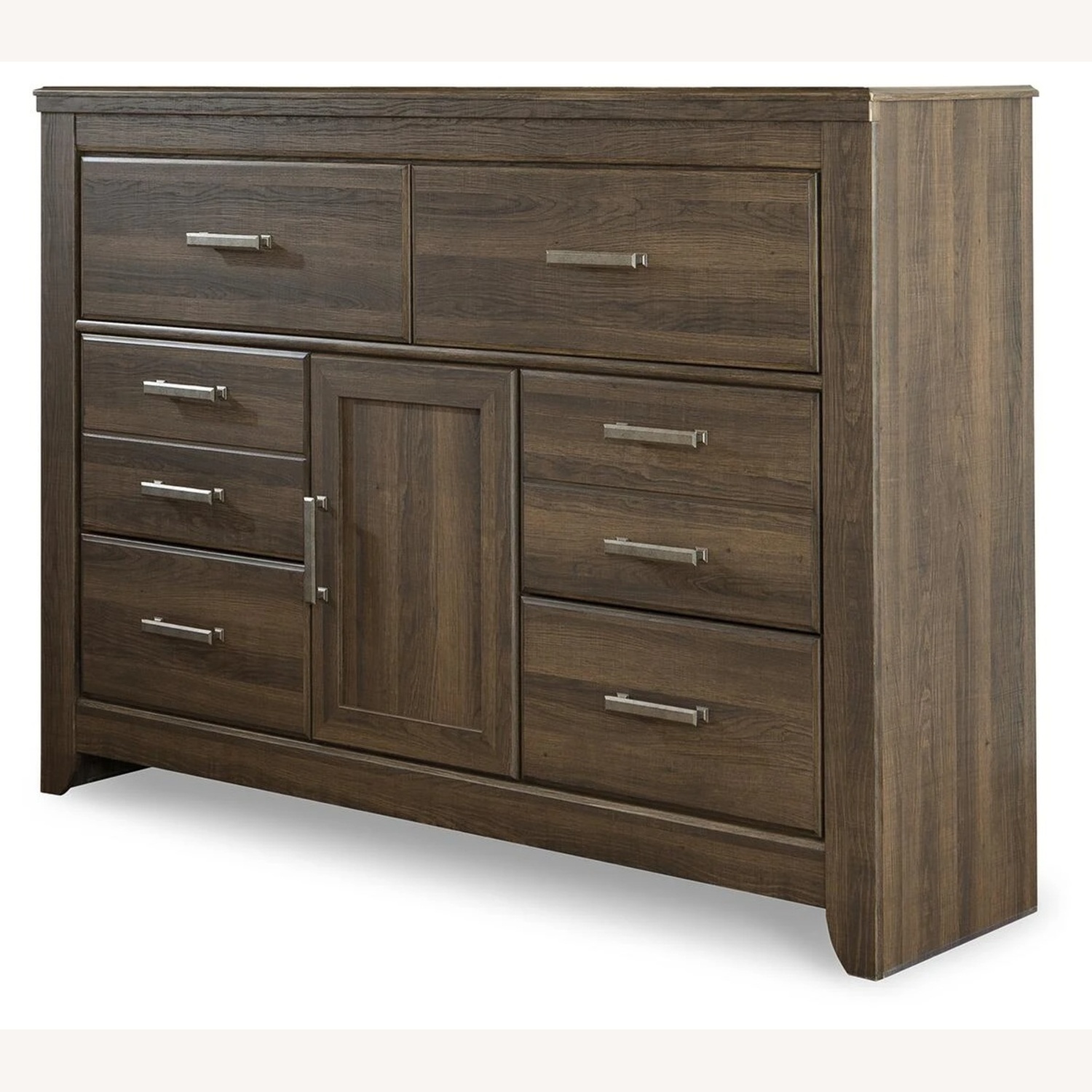 Ashley Furniture Juararo Dark Brown Wood Dresser - image-6