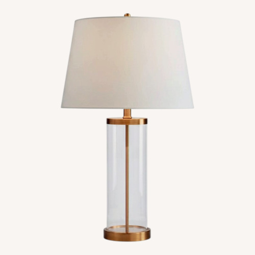 Used Lamps Plus Gold Brass Table Lamps for sale on AptDeco