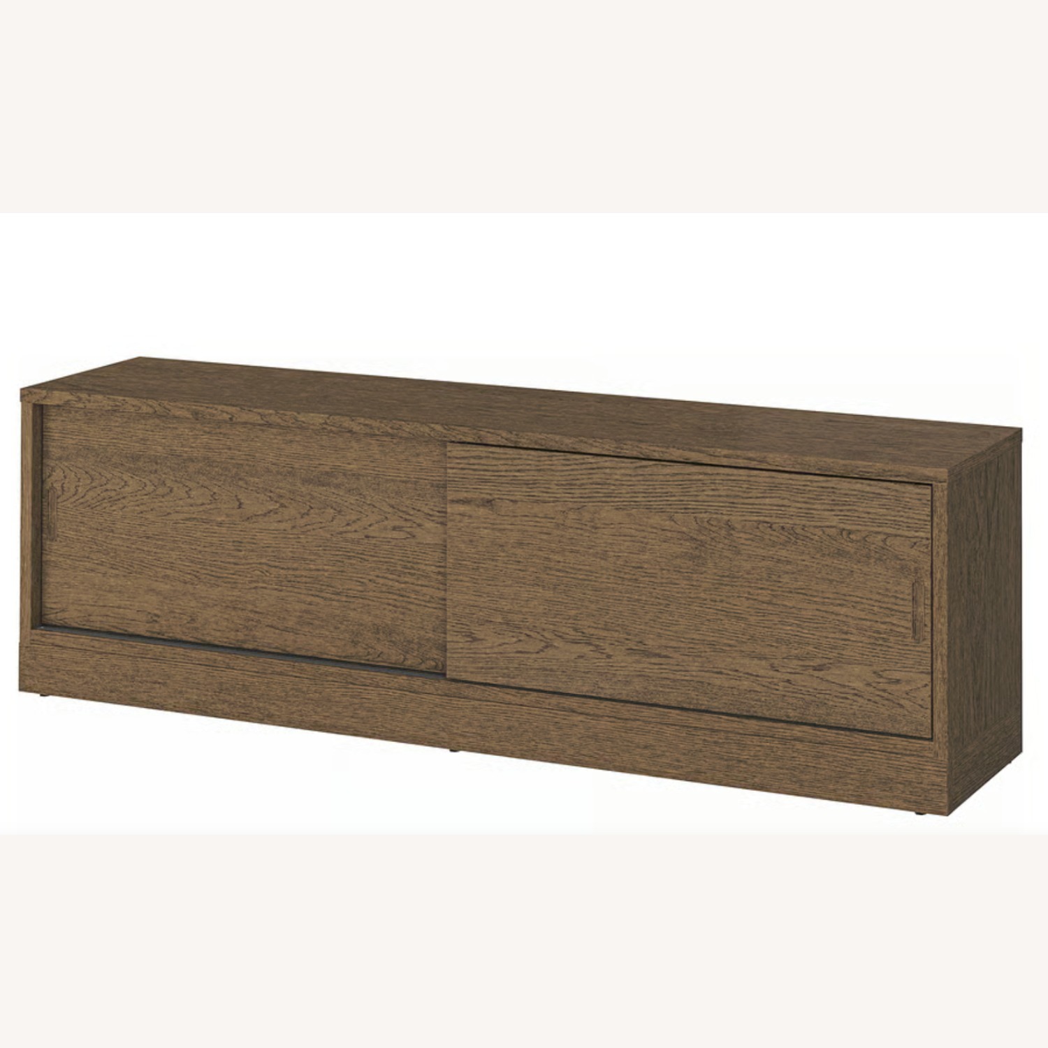 IKEA TONSTAD Dark Brown Wood Media Storage - image-4