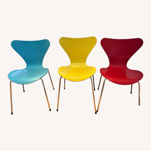 Used Set of 3 745 Fritz Hansen Chairs  for sale on AptDeco