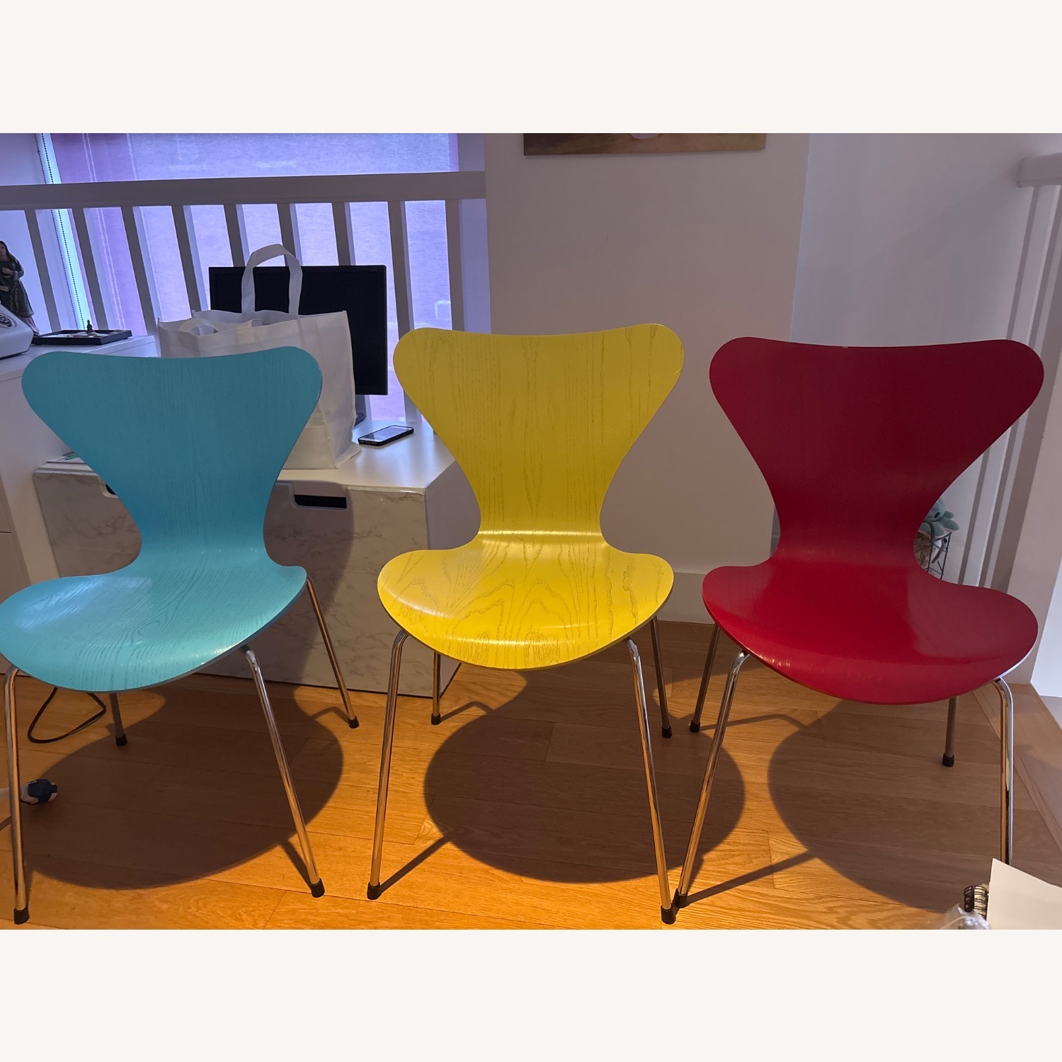 Set of 3 745 Fritz Hansen Chairs  - image-2