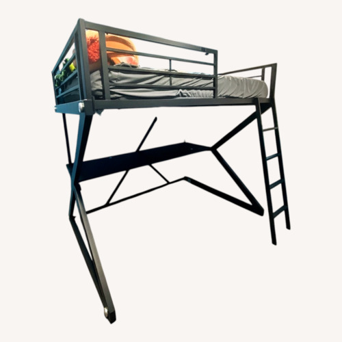 Used Gamer Loft Bed With Desk for sale on AptDeco