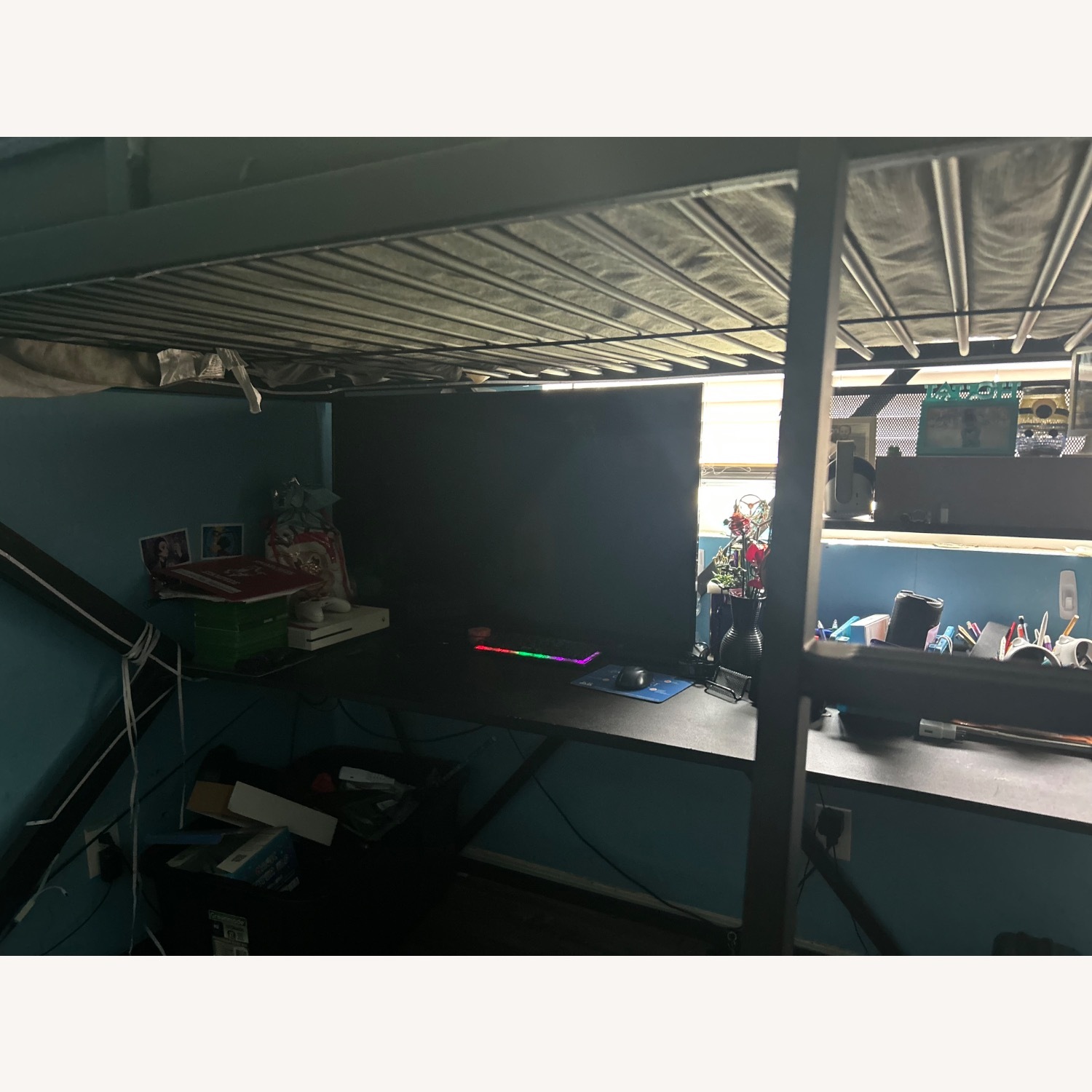 Gamer Loft Bed With Desk - image-6
