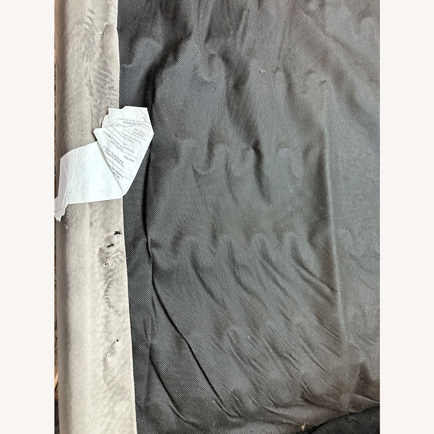 Dark Gray Fabric 2 Piece Sectional - image-6