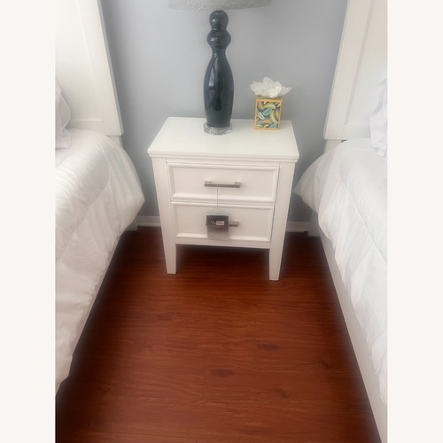Used City Furniture White Nightstand for sale on AptDeco
