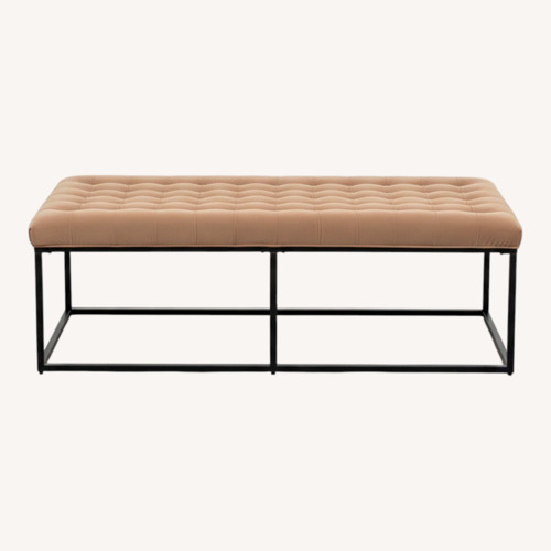 Used Dark Brown Ottoman for sale on AptDeco
