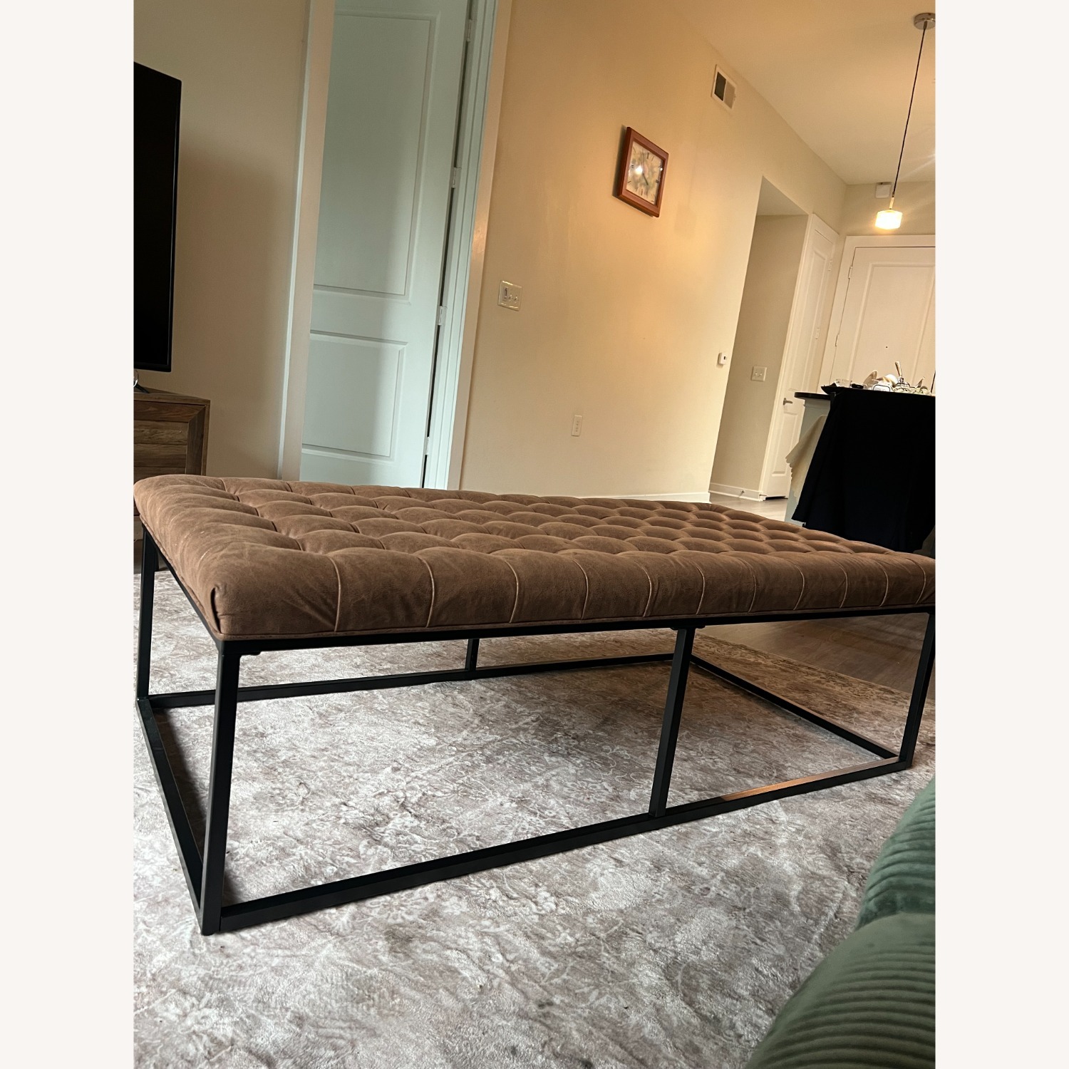 Dark Brown Ottoman - image-4