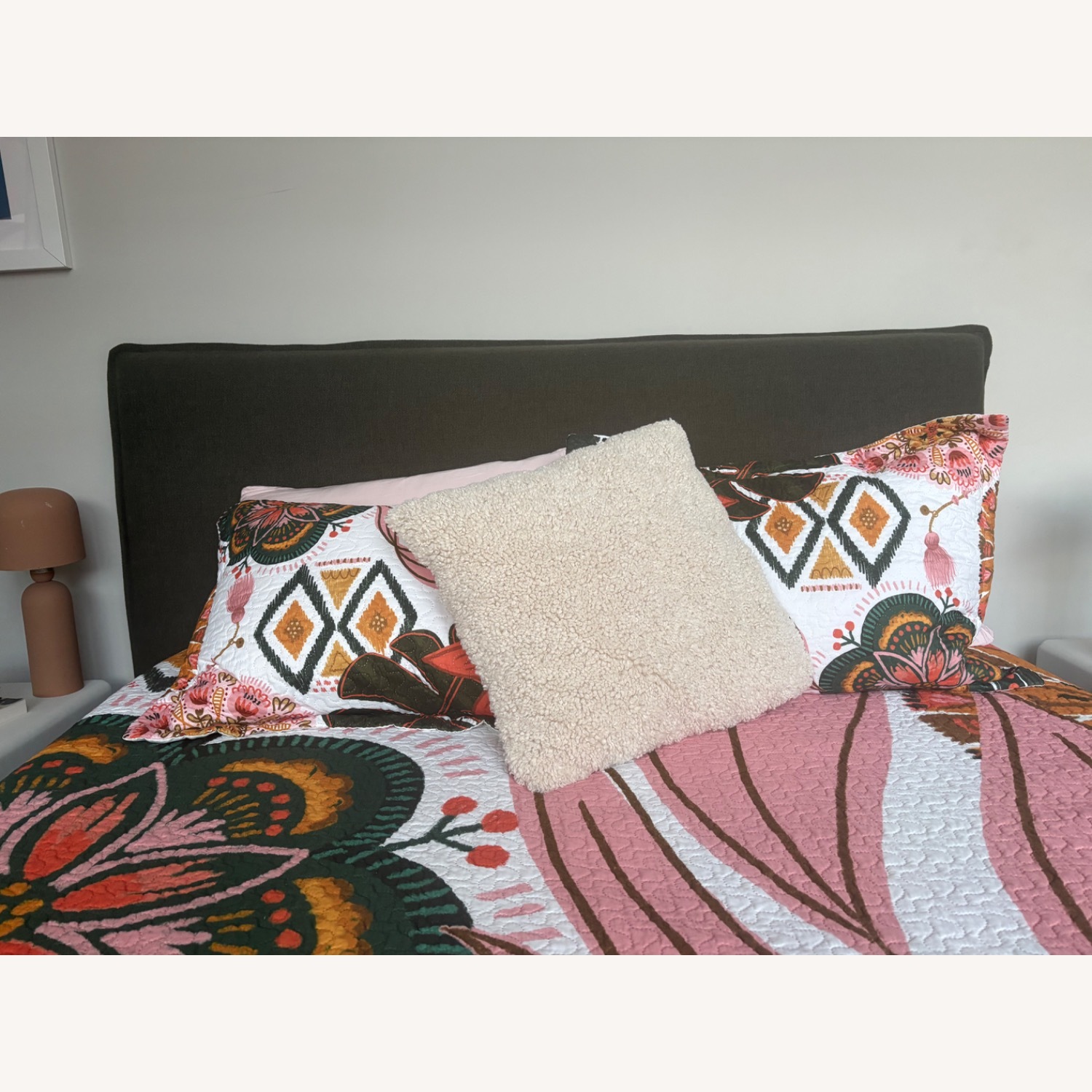 Joss & Main Timothy Green Fabric Queen Bed - image-2