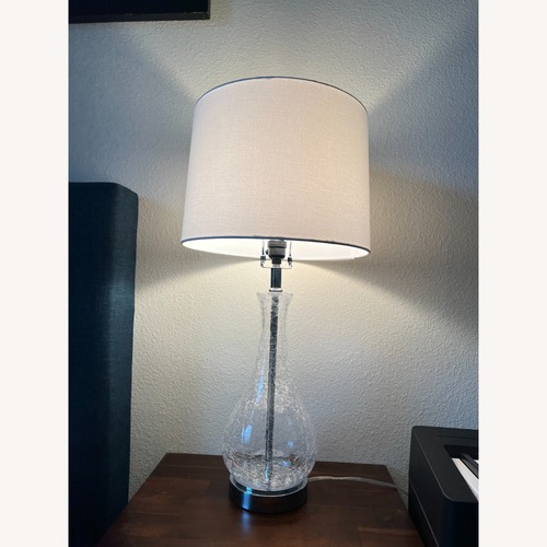 Used Lodewyk Glass Table Lamp for sale on AptDeco