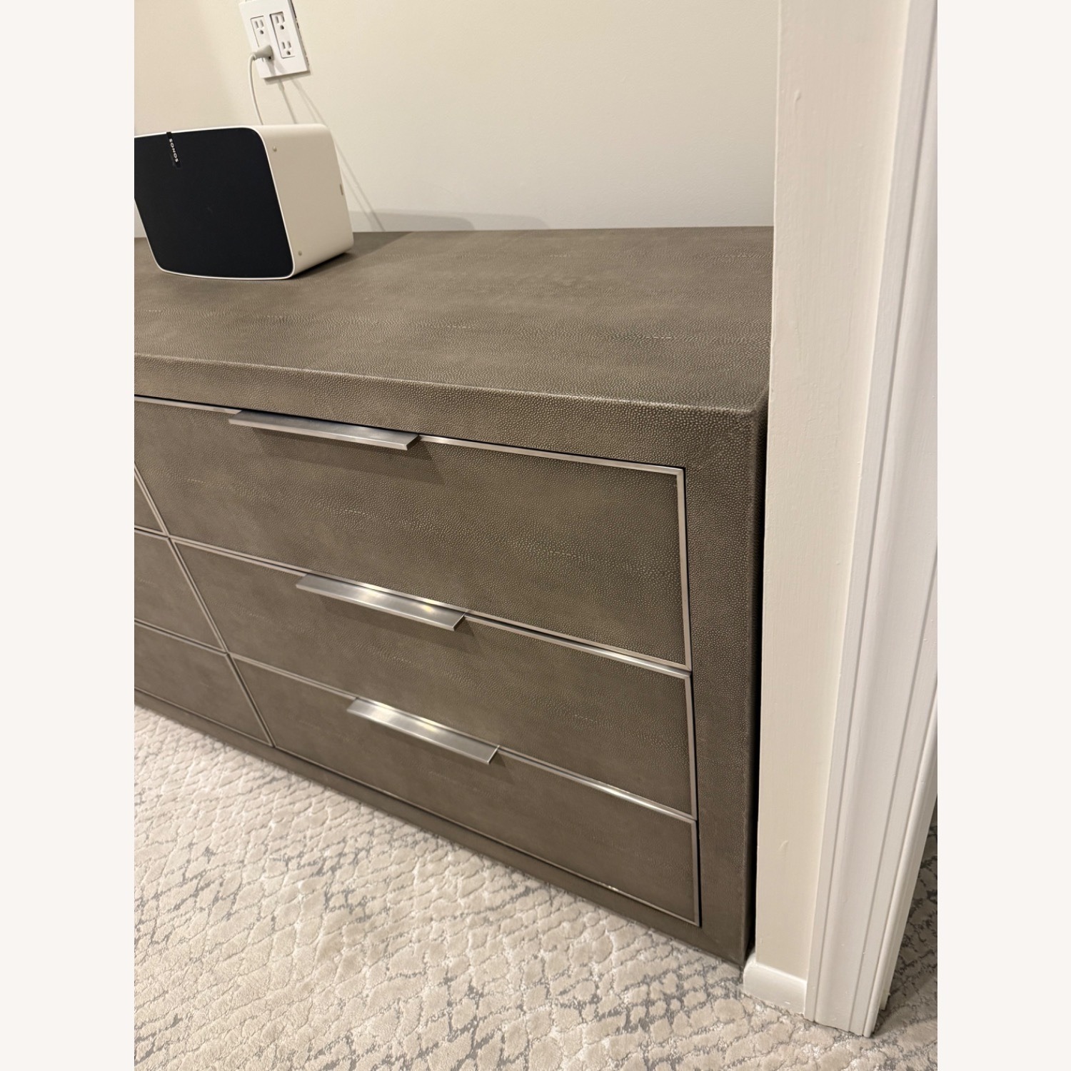 Restoration Hardware Cela Shagreen 6-drawer Dresser - image-5