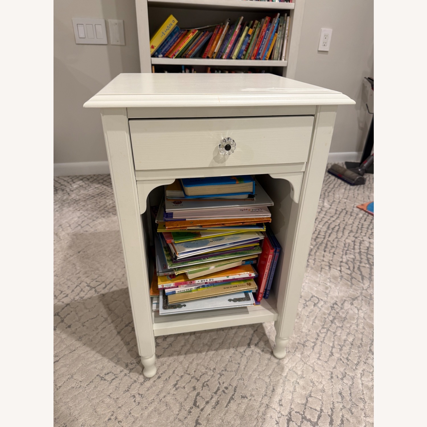 Pottery Barn Kids Juliette White Wood Nightstands - image-2