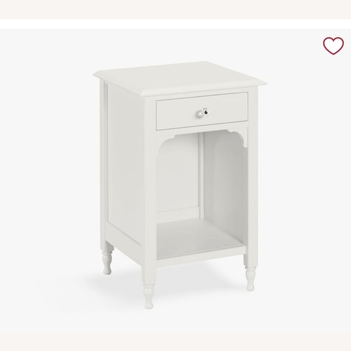 Used Pottery Barn Kids Juliette White Wood Nightstands for sale on AptDeco
