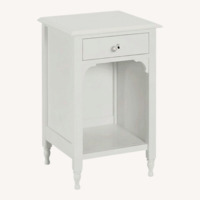 Pottery Barn Kids Juliette White Wood Nightstands