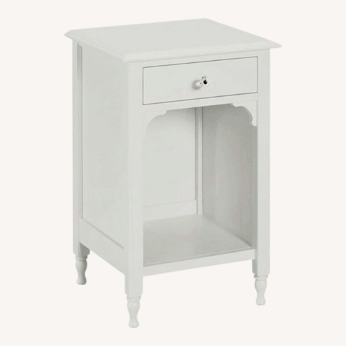 Used Pottery Barn Kids Juliette White Wood Nightstands for sale on AptDeco