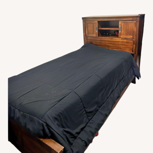Used Bob's Discount Furniture Twin Bed for sale on AptDeco