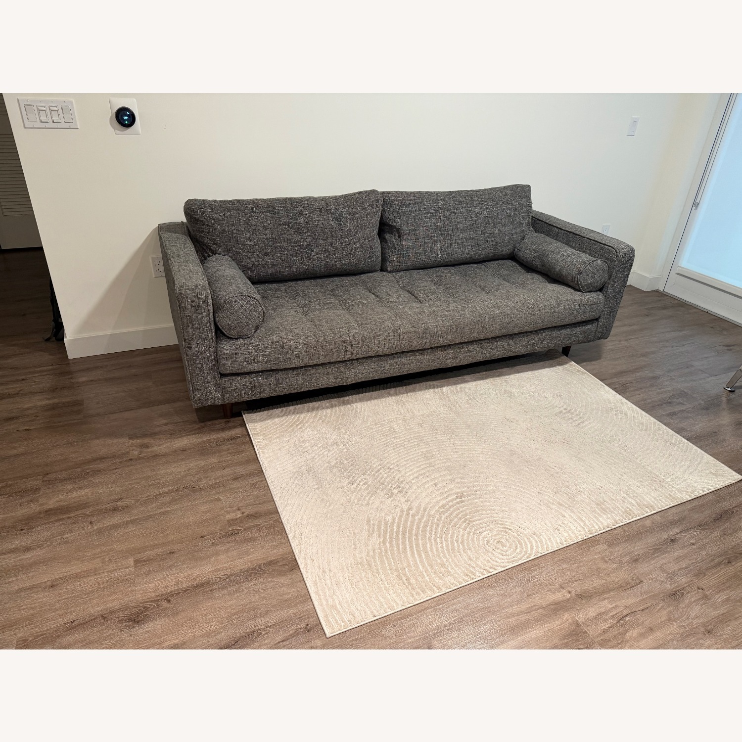 Article Sven 88" Tufted Sofa - Stone Gray - image-2