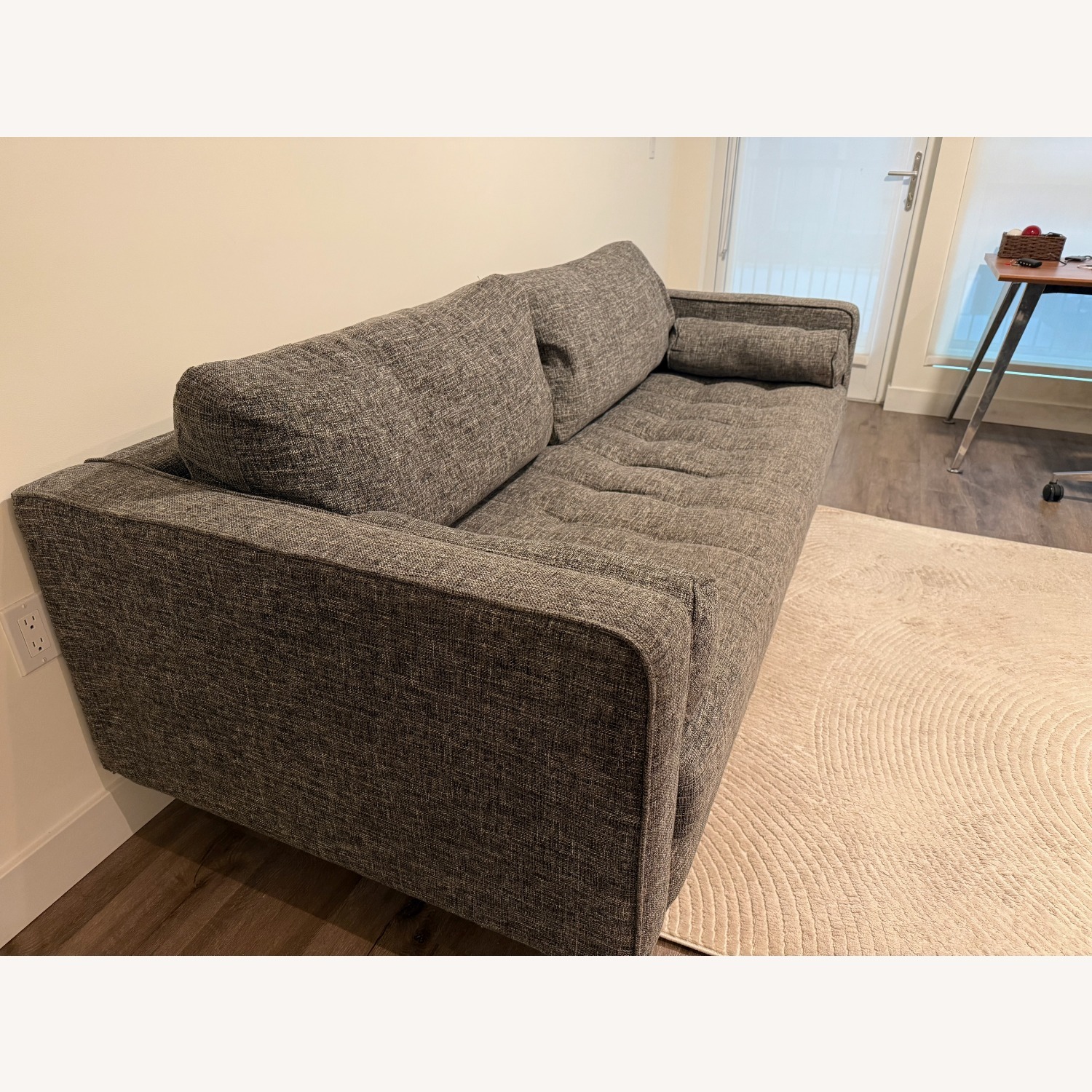 Article Sven 88" Tufted Sofa - Stone Gray - image-3