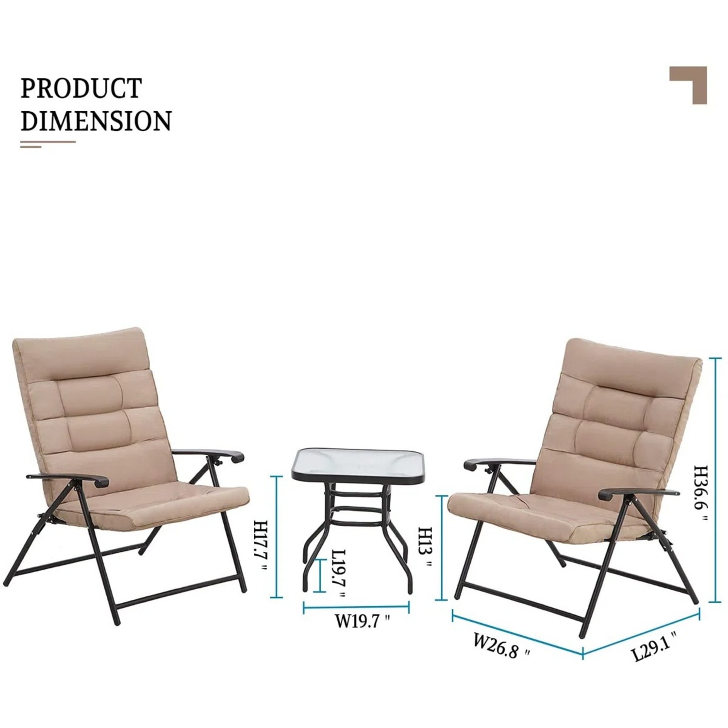 Shoshana Folding Zero Gravity Chair - image-3