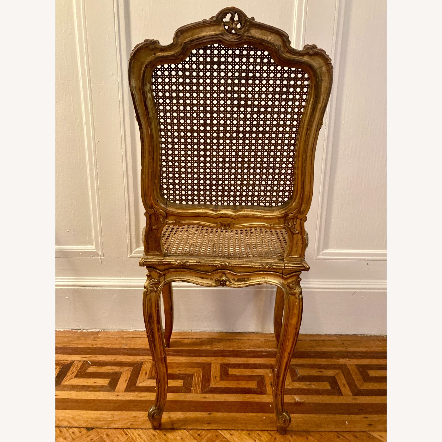 Vintage Louis XV Style Chair with Cushion - image-4