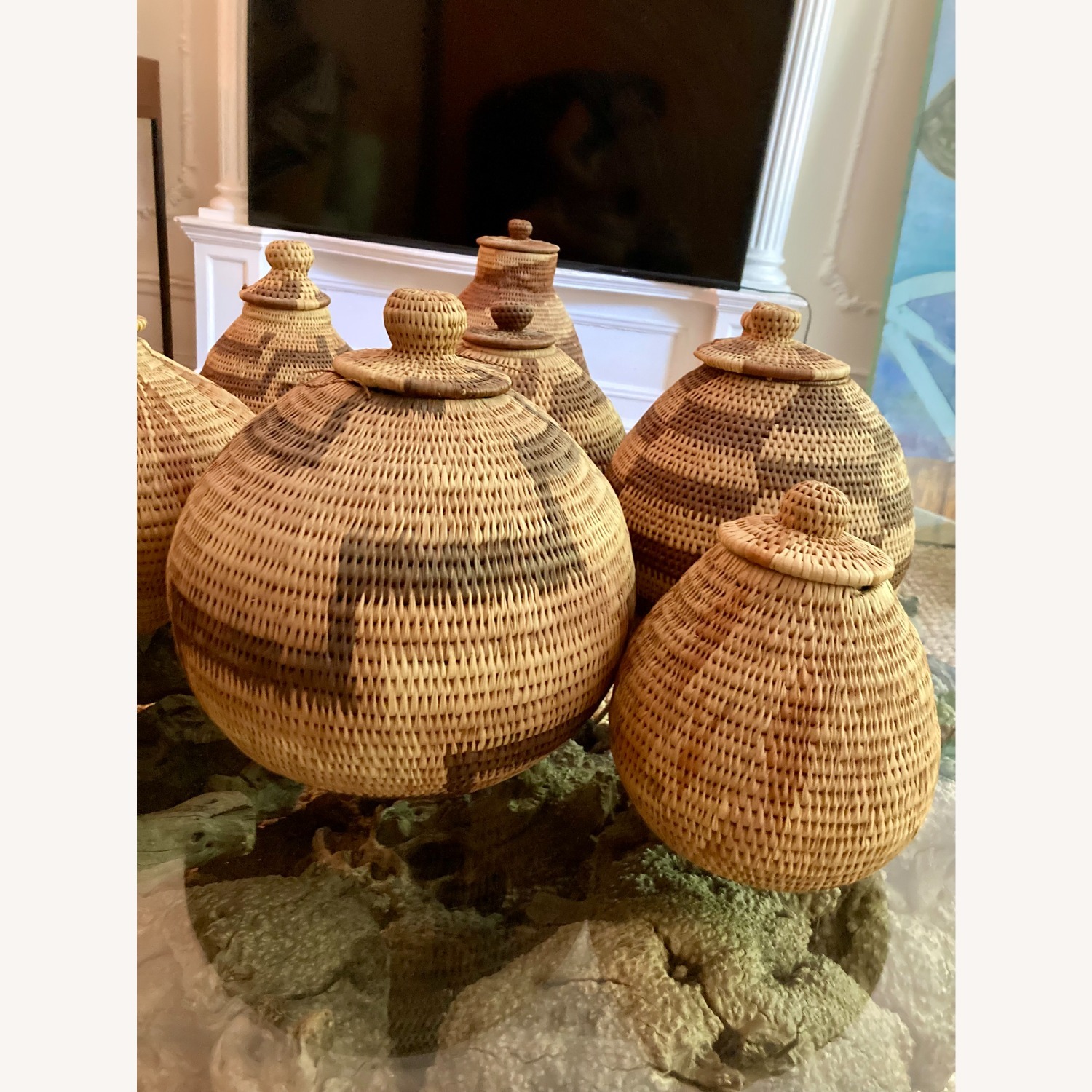 Collection of 8 Handwoven Baskets - image-2