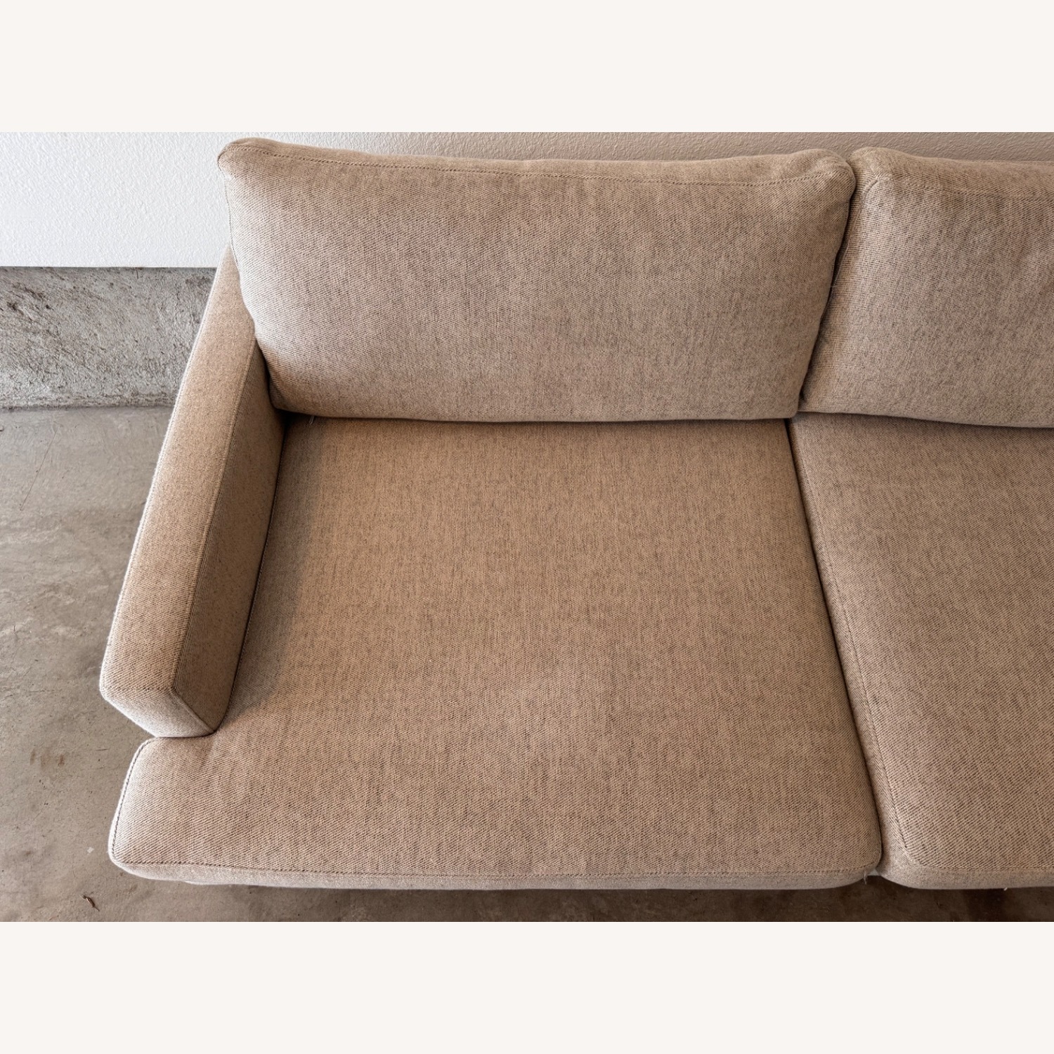 West Elm Andes 76.5” Sofa Stone Twill - image-4