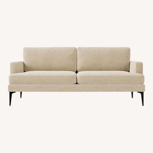 Used West Elm Andes 76.5” Sofa Stone Twill for sale on AptDeco