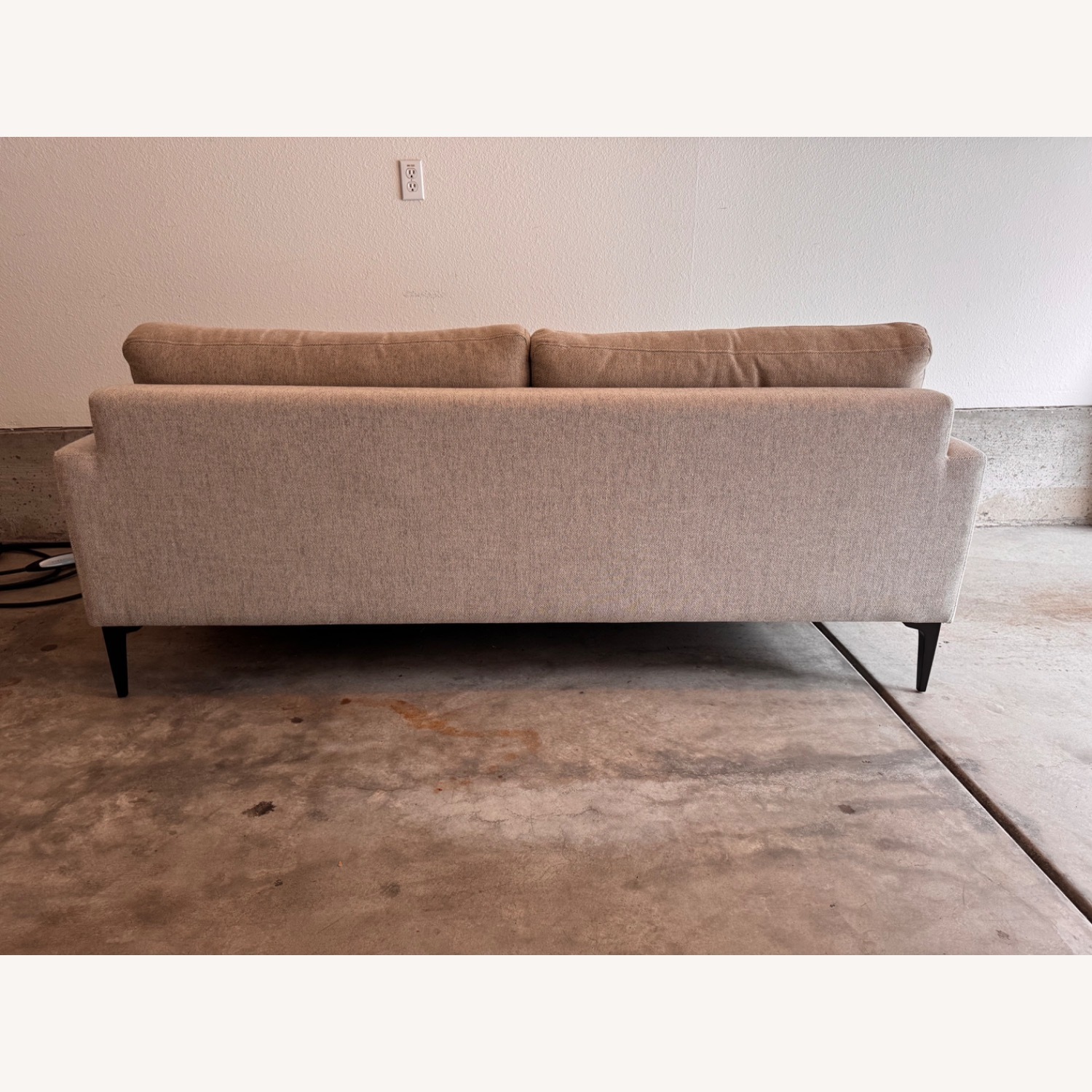 West Elm Andes 76.5” Sofa Stone Twill - image-7