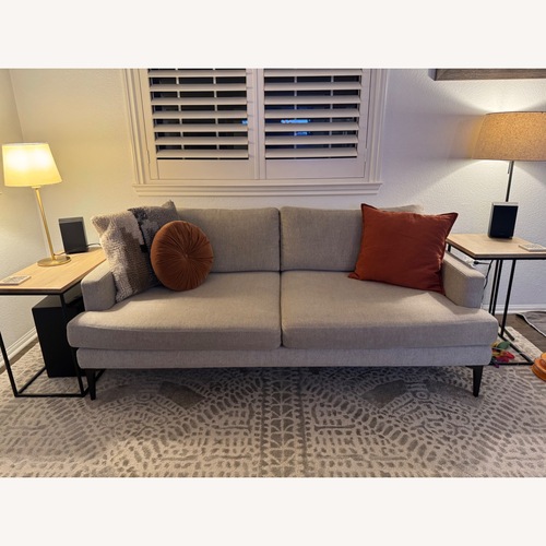 Used West Elm Andes 76.5” Sofa Stone Twill for sale on AptDeco