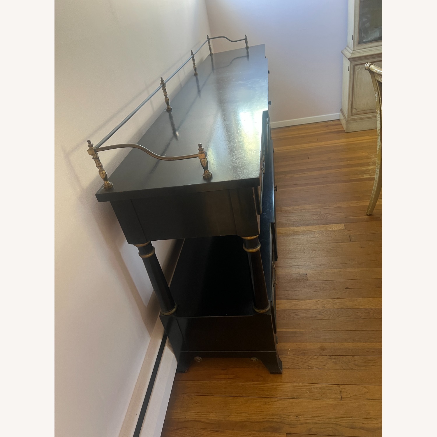 Vintage Black Sideboard Credenza - image-7