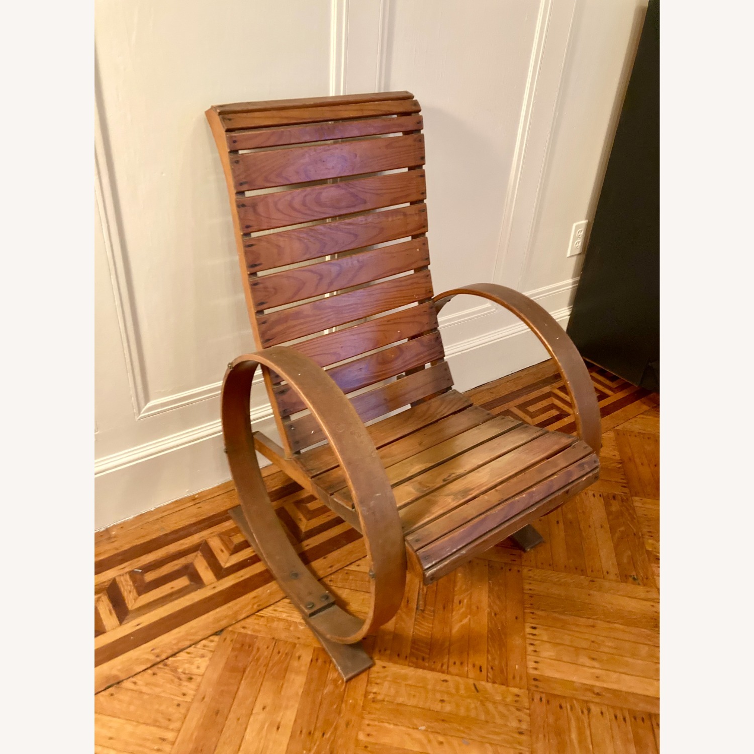 Vintage Bentwood Slat Lounge Chair  - image-2