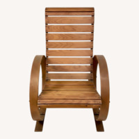 Vintage Bentwood Slat Lounge Chair 