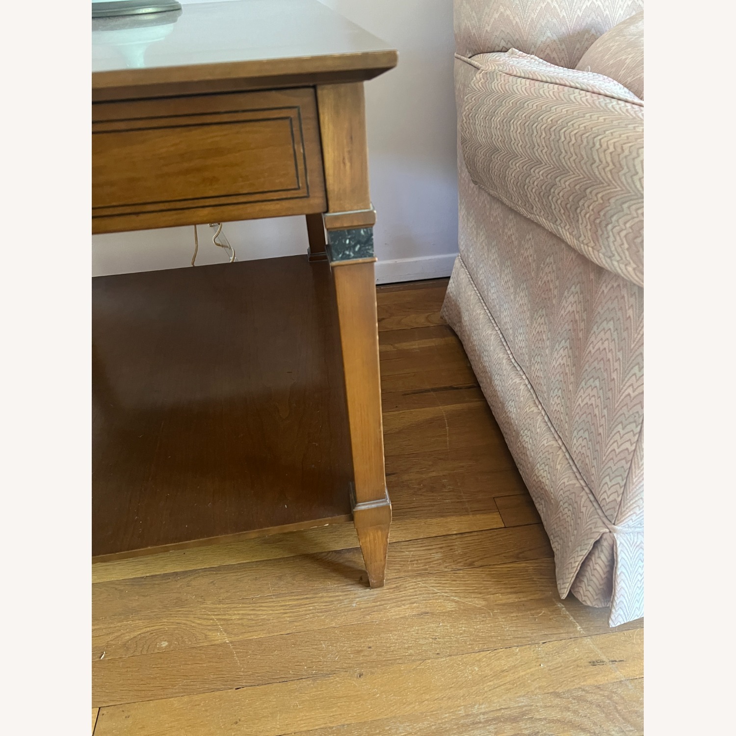Vintage/Antique Finds Dark Brown Wood Side Table - image-8