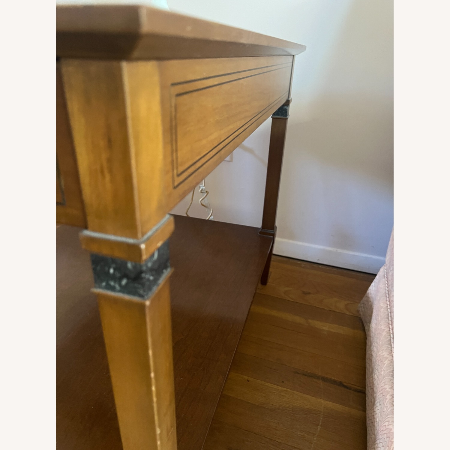 Vintage/Antique Finds Dark Brown Wood Side Table - image-2