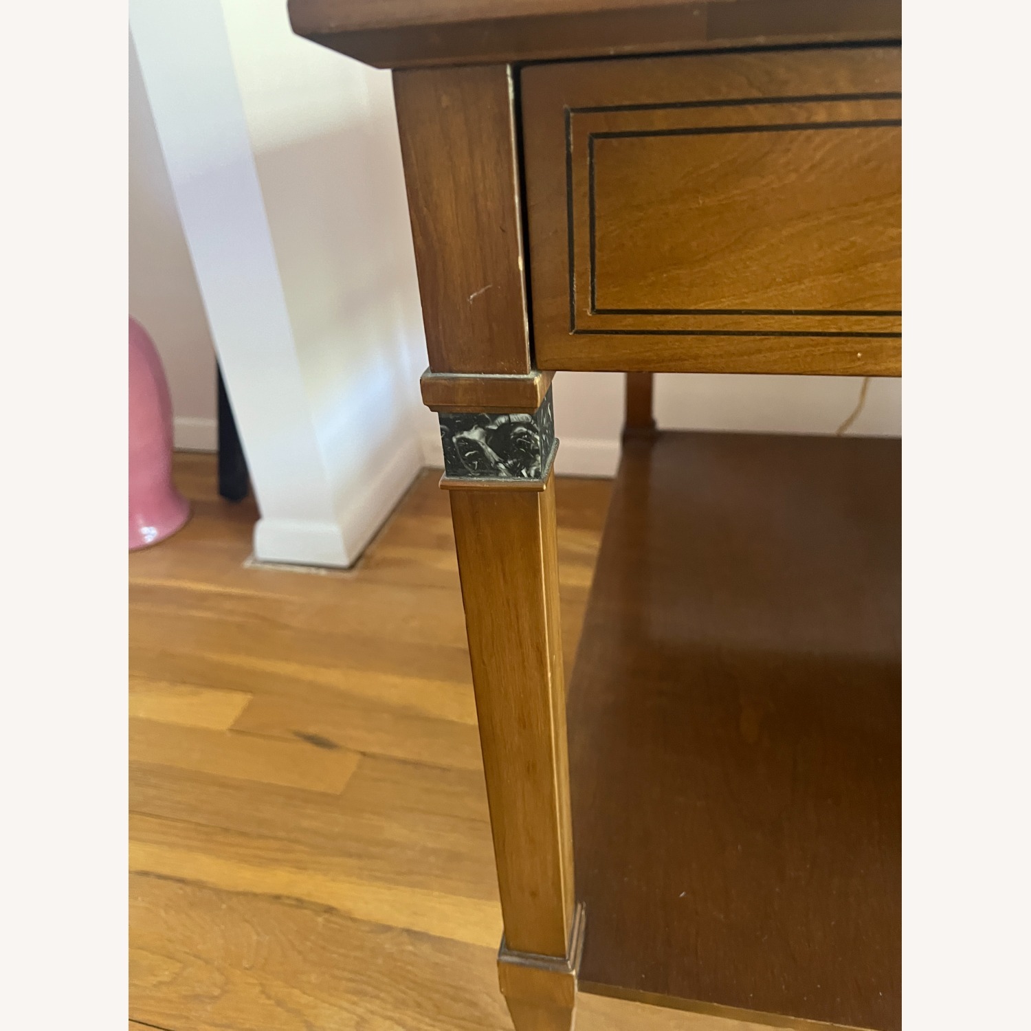 Vintage/Antique Finds Dark Brown Wood Side Table - image-7