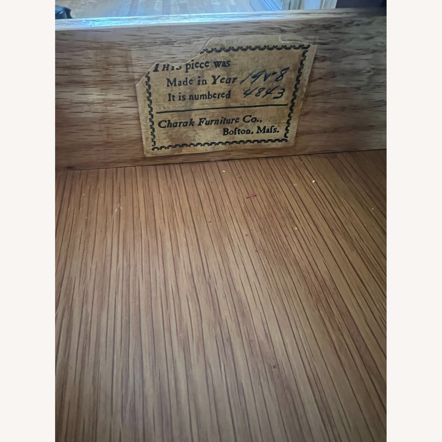 Vintage/Antique Finds Dark Brown Wood Side Table - image-4