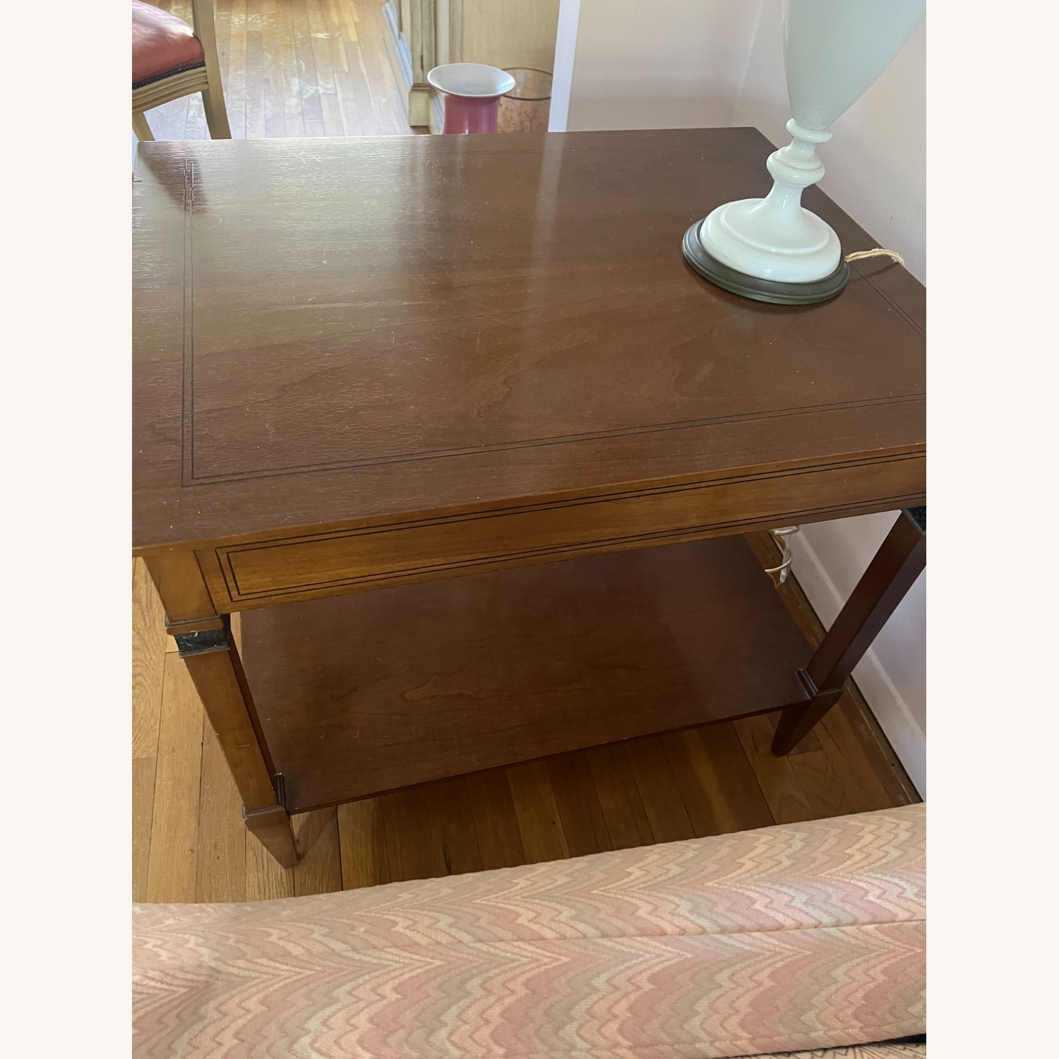 Vintage/Antique Finds Dark Brown Wood Side Table - image-3