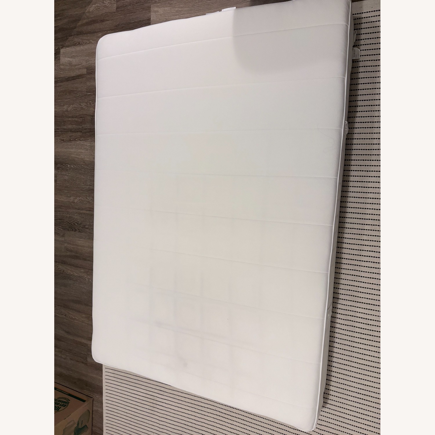 IKEA SLATTUM bedframe with VESTEROY mattress - image-5